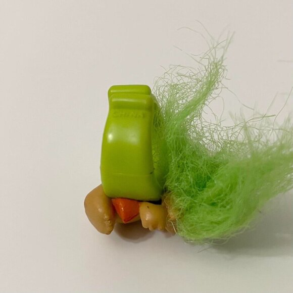 Vintage Troll Doll Halloween Masked Man Ring Troll Dolls Green - Picture 7 of 16